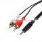 SIPU 3.5mm to 2Rca av cable best price audio video cable wholesale xx japan hd cable supplier