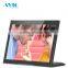 Ultra thin L style 10.1 inch wifi digital photo frame with 10 point capacitive touch screen disply for star rated hotels