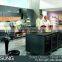Homesung 2016 new model customized size black lacquer kitchen cabinet