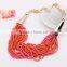 Top Quality 3 Color Beads Chunky Vintage Pendant Statement Necklace Women Necklaces & Pendants Fashion Necklaces for Women 2014