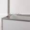 Popular wooden and steel belt display container with 2 tiers