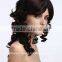 Hand made long curly wine red synthetic hair full lace irish dance wigs
