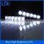 2016 new auto drl waterproof 6LEDs white daytime running light LED flexible drl