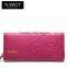 Designer Leather Clutch Wallets Long Purse Zipper for Women