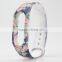 Beautiful Pattern Silicone Belt Strap for Xiaomi miband 1s 1A for Mi Band 2 Smart Wristband for Miband 2 Bracelet