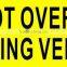 aluminum sign panel,this road marking warns,transport dangerous goods