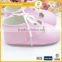 New fashion design puy leather baby summer lace up shoes
