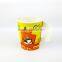 paper coffee cups Custom logo printed christmas hot drink paper cup with handle