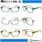 1.0-4.0 power big frame reading glasses slim fashion optical lens lady metal reading glasses