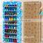 DIY stackable metal folding 9 tire shoe rack for 27 pairs shoe rack