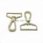 Gold Plating Bag Accessories Metal Dog Snap Hook Clasp