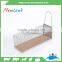 Hot sale galvanized wooden base mouse trap in veterinary instrument