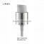 White plastic 24/410 fragrance essence lotion pump,personal cream pump for bottle,cosmetic skin cream pump