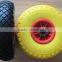 2.50-4 8inch Plastic CENTRE Solid PU Foam Wheel