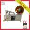 New style manual label applicator, labeling machine for round beer bottle with printer