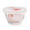 170g/6oz IML label deisgn plastic White and Red Color Thin Wall Yogurt Crock Pot/Bucket,Yogurt and Cream Instant Pot with Spoon