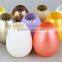 Colorful small size cute paint plastic flower pots