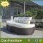 outdoor furniture rattan sun bed garden sofa cum bed