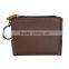 Full grain leather wallet men coin purse from Italy with card holder