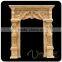 china stone carving home figure decoration archway sunset red door marble frame