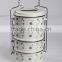 14-20cm 2pcs 3pcs 4pcs set portable enamel lunch box food tiffin carrier