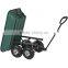 GDC-01 650LB Dumper Wagon Carrier Wheel Barrow Air Tires Garden Dump Cart