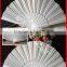 Colorful plastic wedding fan