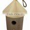 Hanging Wooden Bird Cage, Wooden Bird House