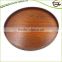 Discount vintage fancy round wood tray