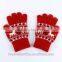 promotional acrylic knitted glove / knitting glove