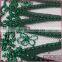 oval laser applique and embroidery polyester netting lace trim for dress decoration