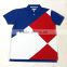 Knitted printing men's polo shirts,