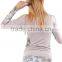 Fashion Design Womens Fitness T-Shirt Workout Clothing Gym Casual Sportswear Dry Fit Performance Long Sleeve T Shirt