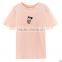 The new 2017 female loose big yards short sleeve T-shirt dress white