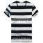 Microfiber striped no design t-shirt companies in China
