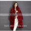 Women's long design suit collar turn-down collar trench cashmere overcoat fur one piece sheep shearing wool outerwear