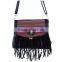 China vintage tassel messenger crossbody bag for women