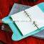 48K PU cover planner 6 holes loose leaf binder clip organizer customizable debossed/embossed Logo animal shape hadbag notebook