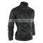 Stand Collar Locomotive style Men's Slim Fit Genuine Leather Jacket