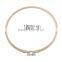 Cross Stitch Supplies Circle Round Natural Bamboo Wholesale Embroidery Hoops