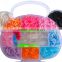 1000 pcs fun rubber loom bands box set make rubber band dIY loom charms bracelet