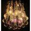 Contemporary Contracted Dome 4 Light Crystal Ceiling Lamp Amethystine Porch Corridor Acrylic Bedroom Parlor home decor lighting living room