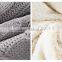 2015 New 100% Polyester Warm Comfortable Double Layer Cozy Sherpa Bedding Knitted Blanket