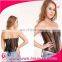 brown leather corset waist slimming corset for womman