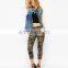 2015 NEW women ladies denim skinny cargo pants hot northmore trouser pants fashion latest new design