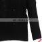 Women Factory OEM Black Crew Neck Chunky Pullover Sweater