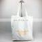 custom design woman comfortable white canvas tote bag