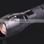 Aluminum Strobe SOS 5 Model Waterproof Zoom Lens Alloy Retractable Tactical Flashlight