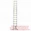 4.1m Aluminum Telescopic Ladder With Finger Gap And Stabilize Bar