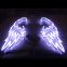 China Custom Illuminated Signage angel wings Neon lighting Signs for sale